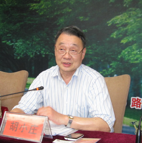 省公路学会副理事长胡小庄讲话