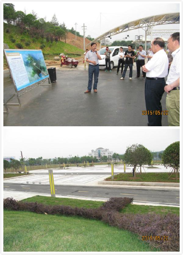 宜昌机场工程改建负责人为学员讲解工程改建情况