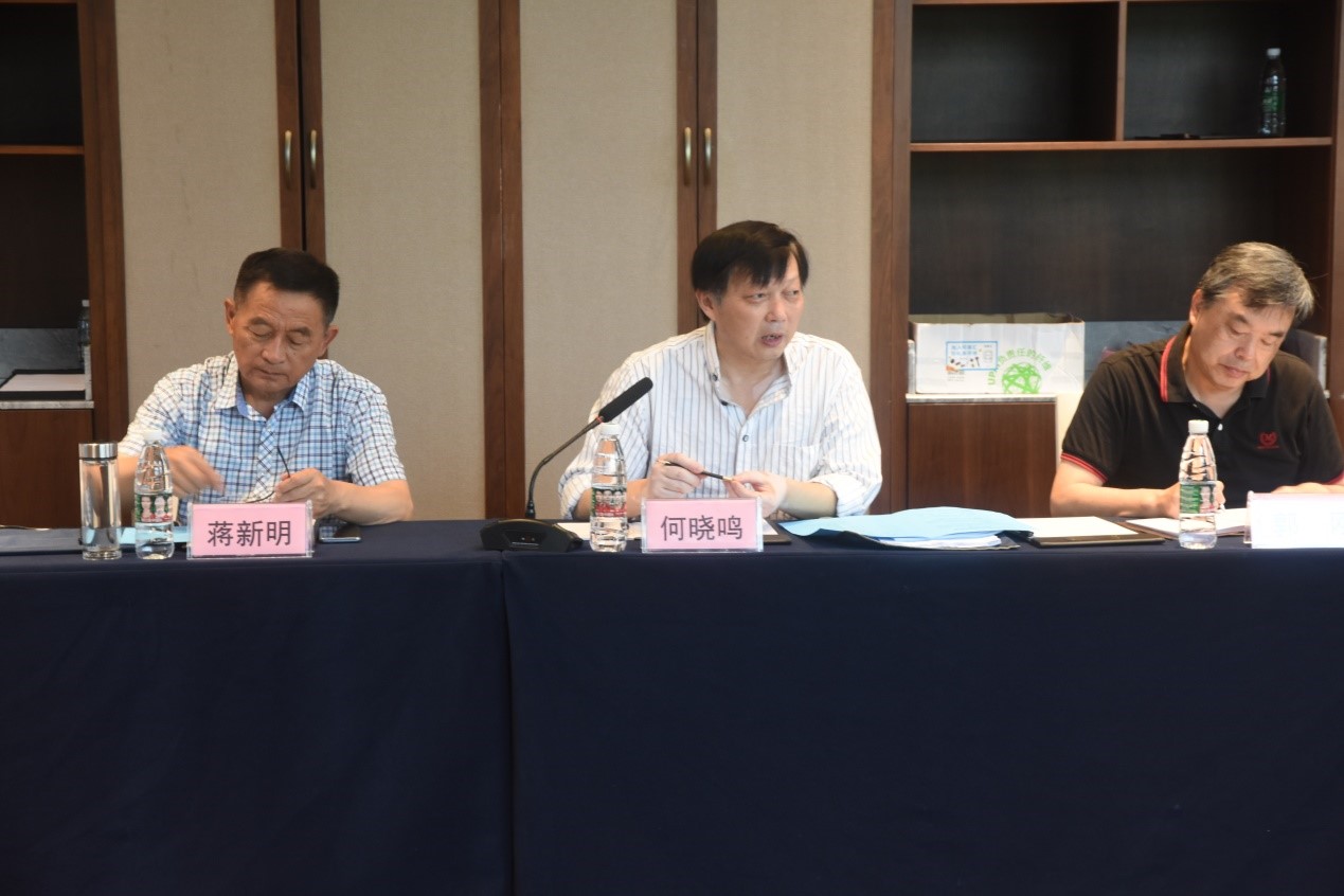 座谈会上专家组进行讲评发言
